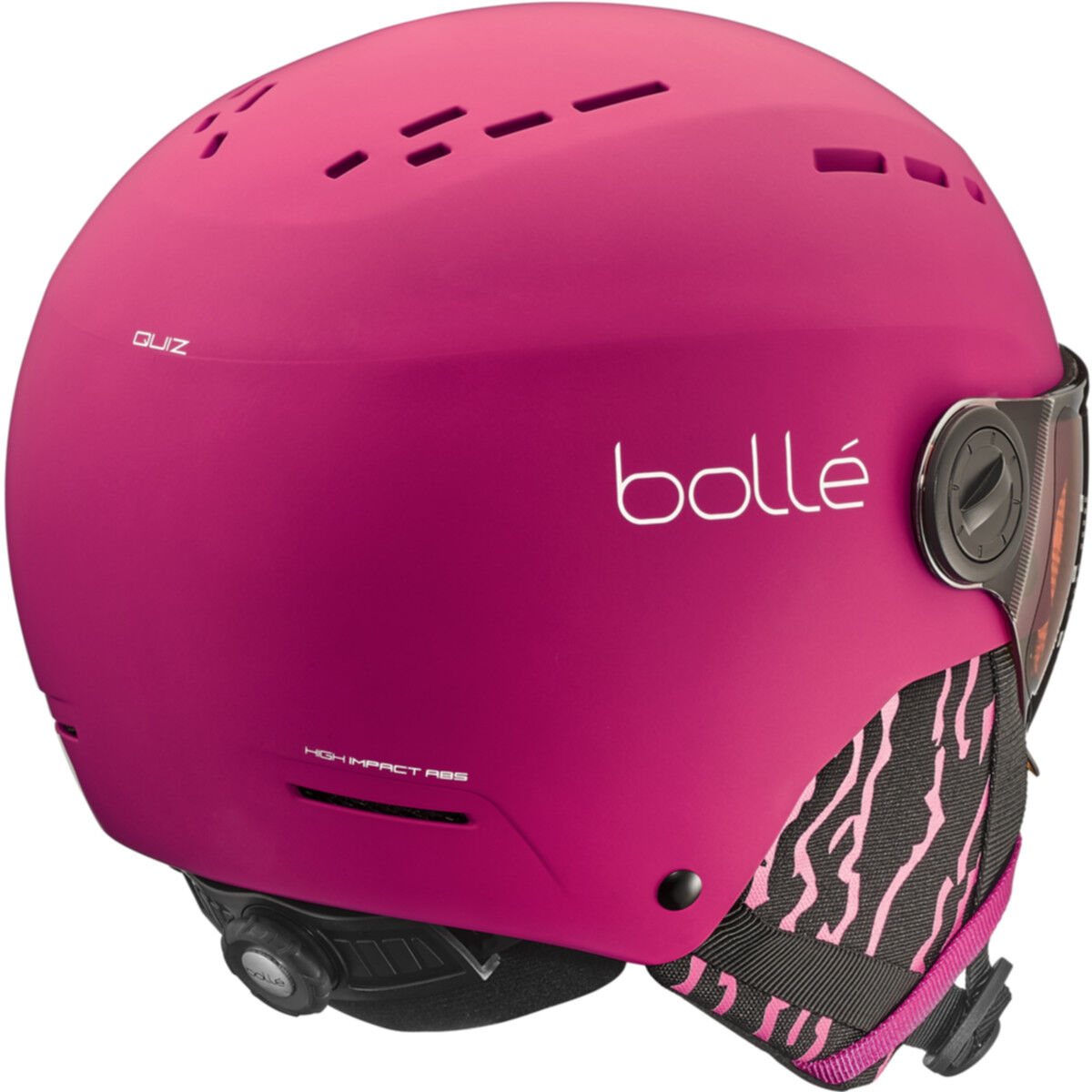 QUIZ VISOR, Hot Pink Matte-Orange Gun Visor Cat. 2, hi-res image number null